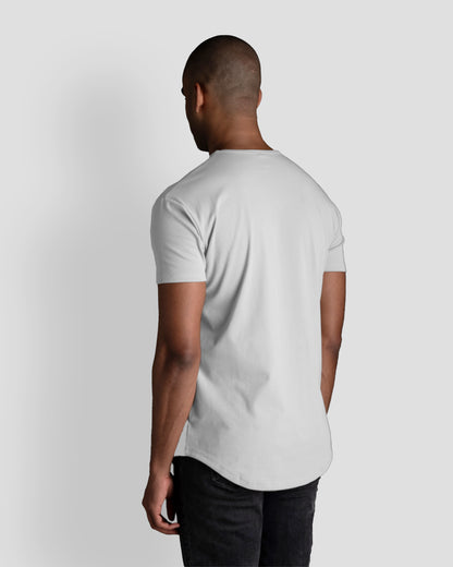 Origin Curved Crew T-Shirt: White