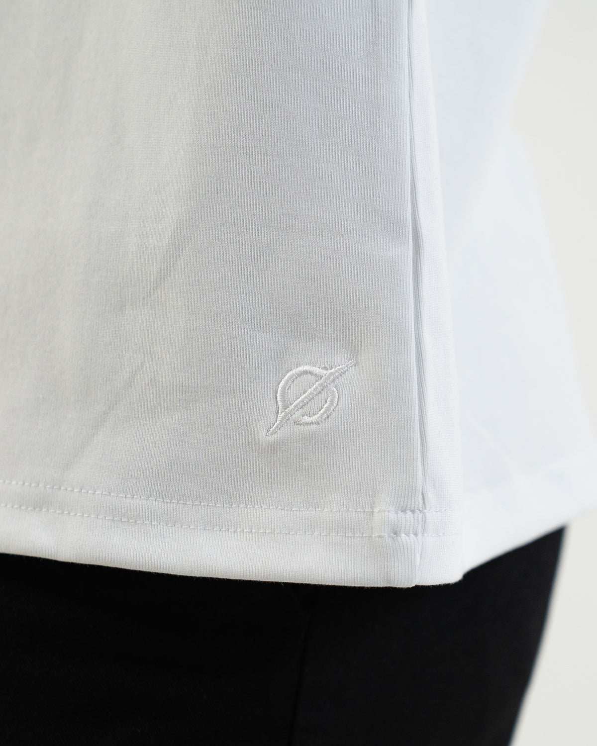 Odyssey Standard Crew fit and silhouette detail, shown in White