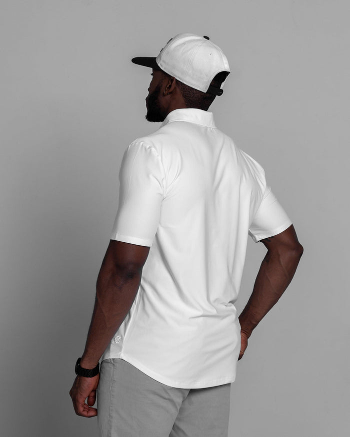 White Ruee Legacy Polo: White – Rule Of Threads