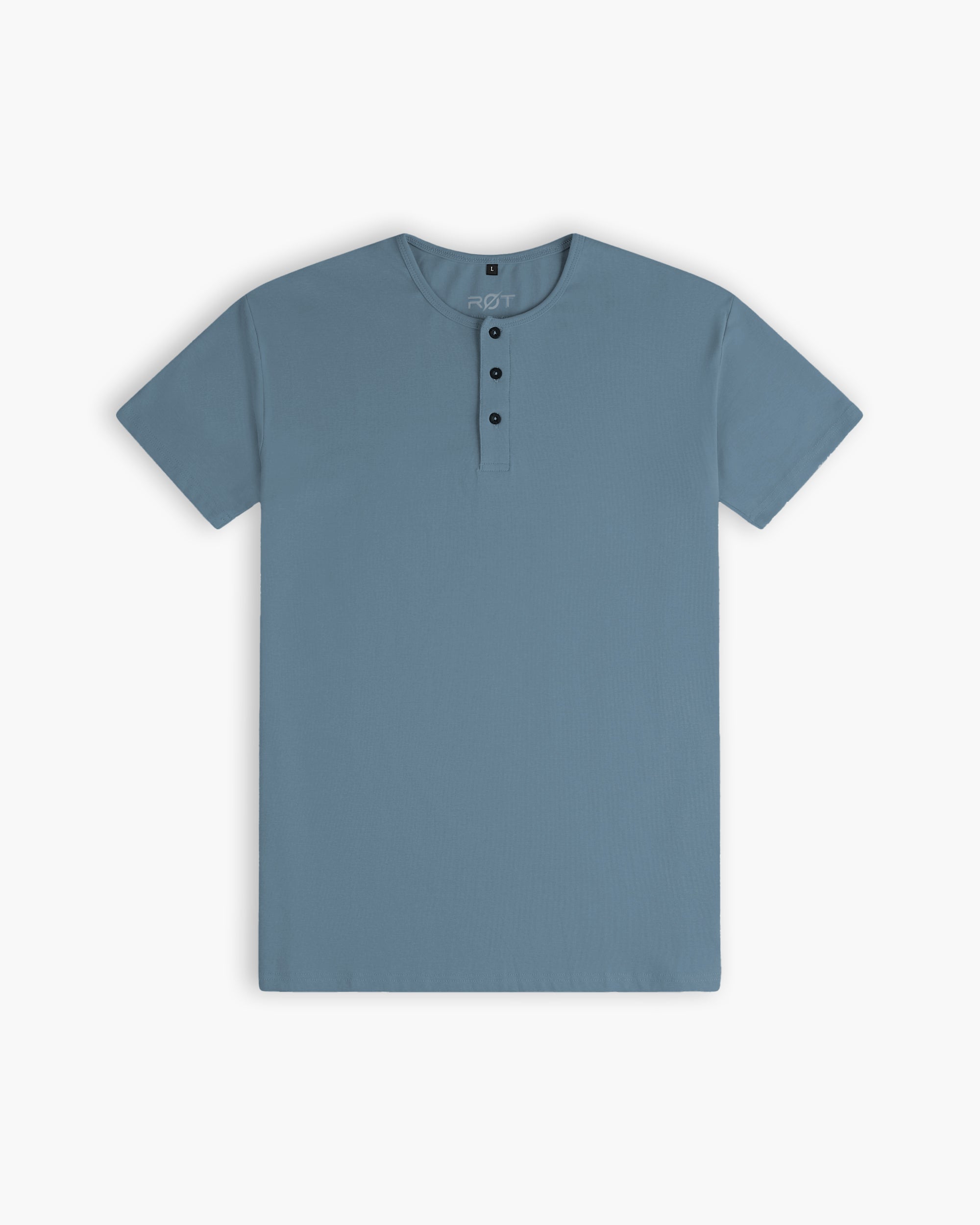 Origin Classic Henley T-Shirt: Astro Blue