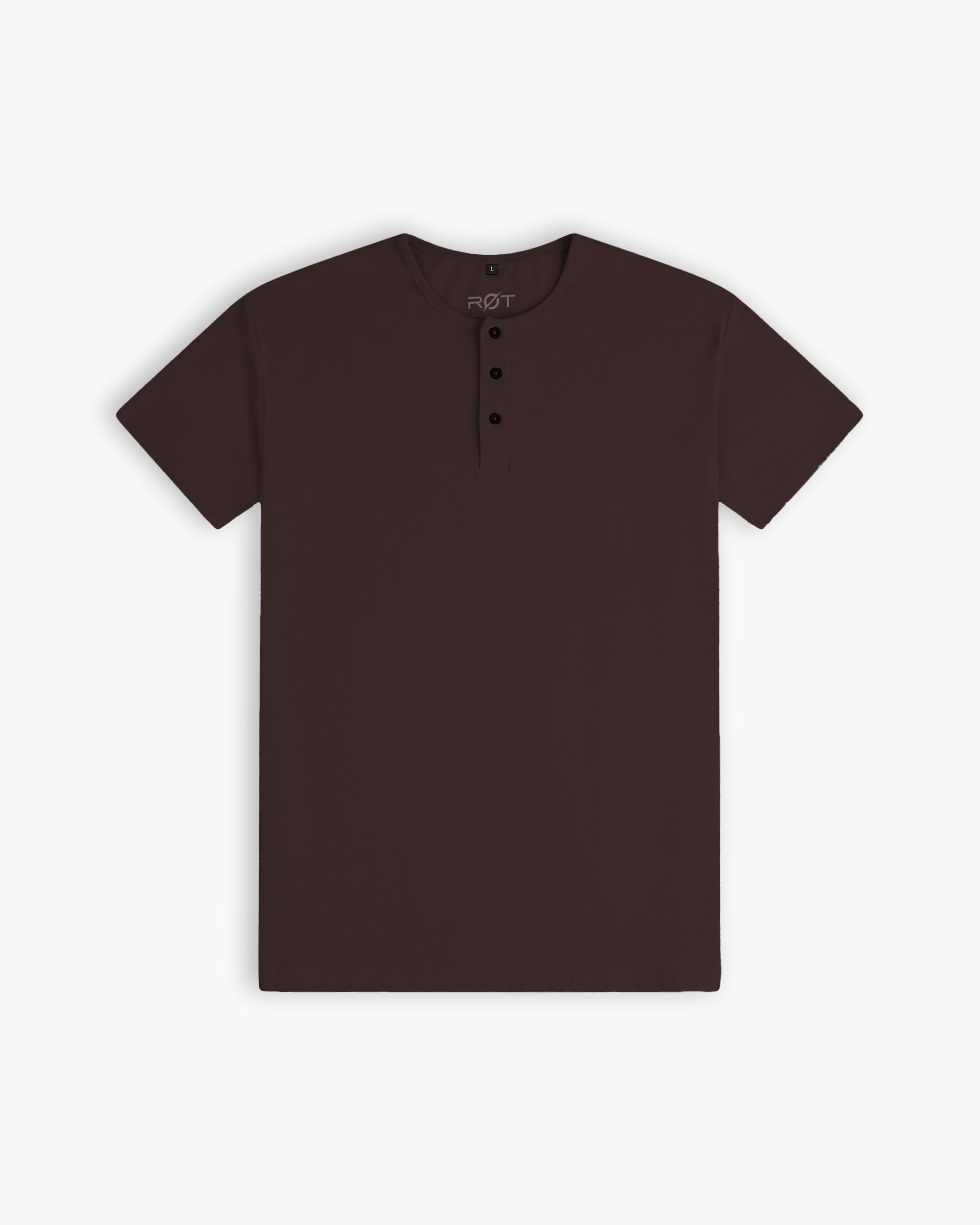 Origin Classic Henley T-Shirt: Mochavino