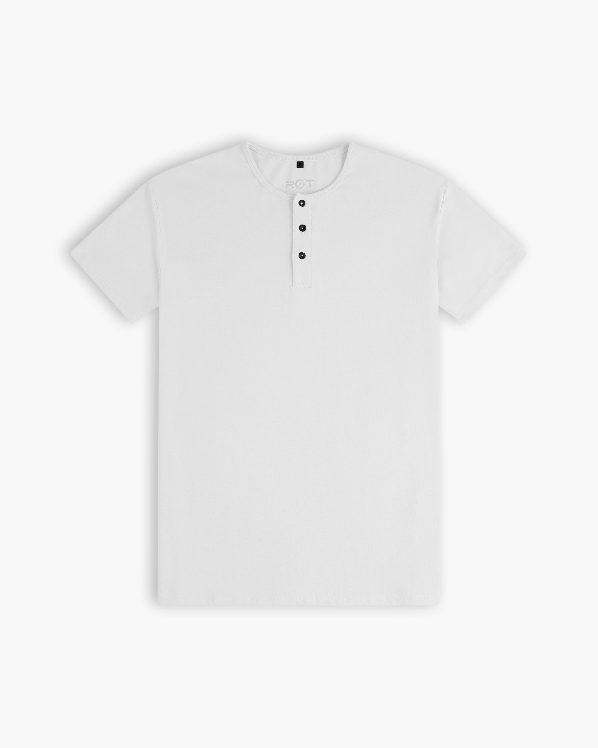 Origin Classic Henley T-Shirt: White