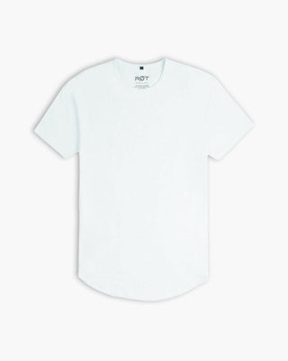 Origin Curved Crew T-Shirt: Ice