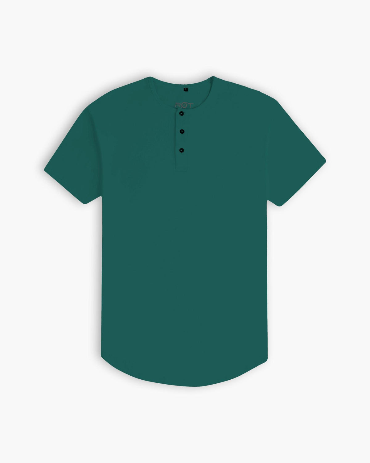 Origin Curved Henley T-Shirt: Cosmo