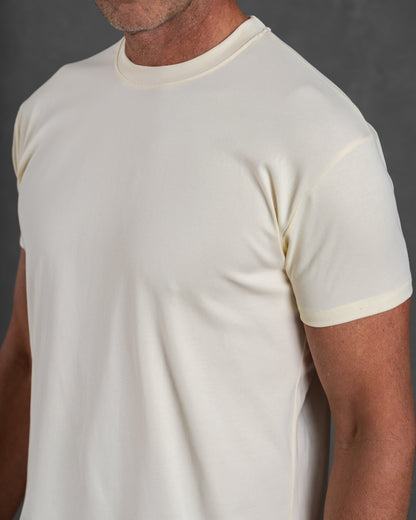 Apollo Classic Crew T-Shirt: Off White