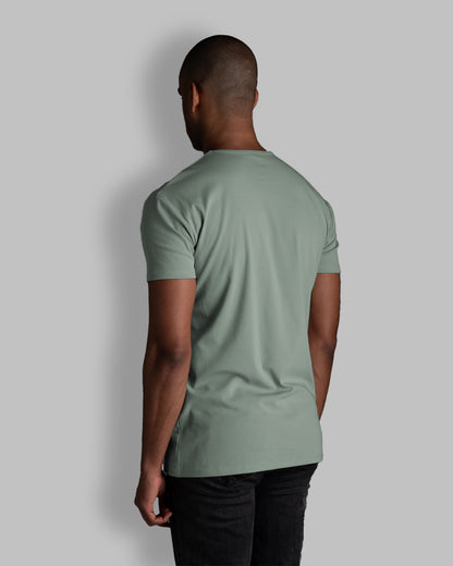 Origin Classic Henley T-Shirt: Eucalyptus