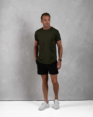 Zero-G Curved T-Shirt: Olive Drab
