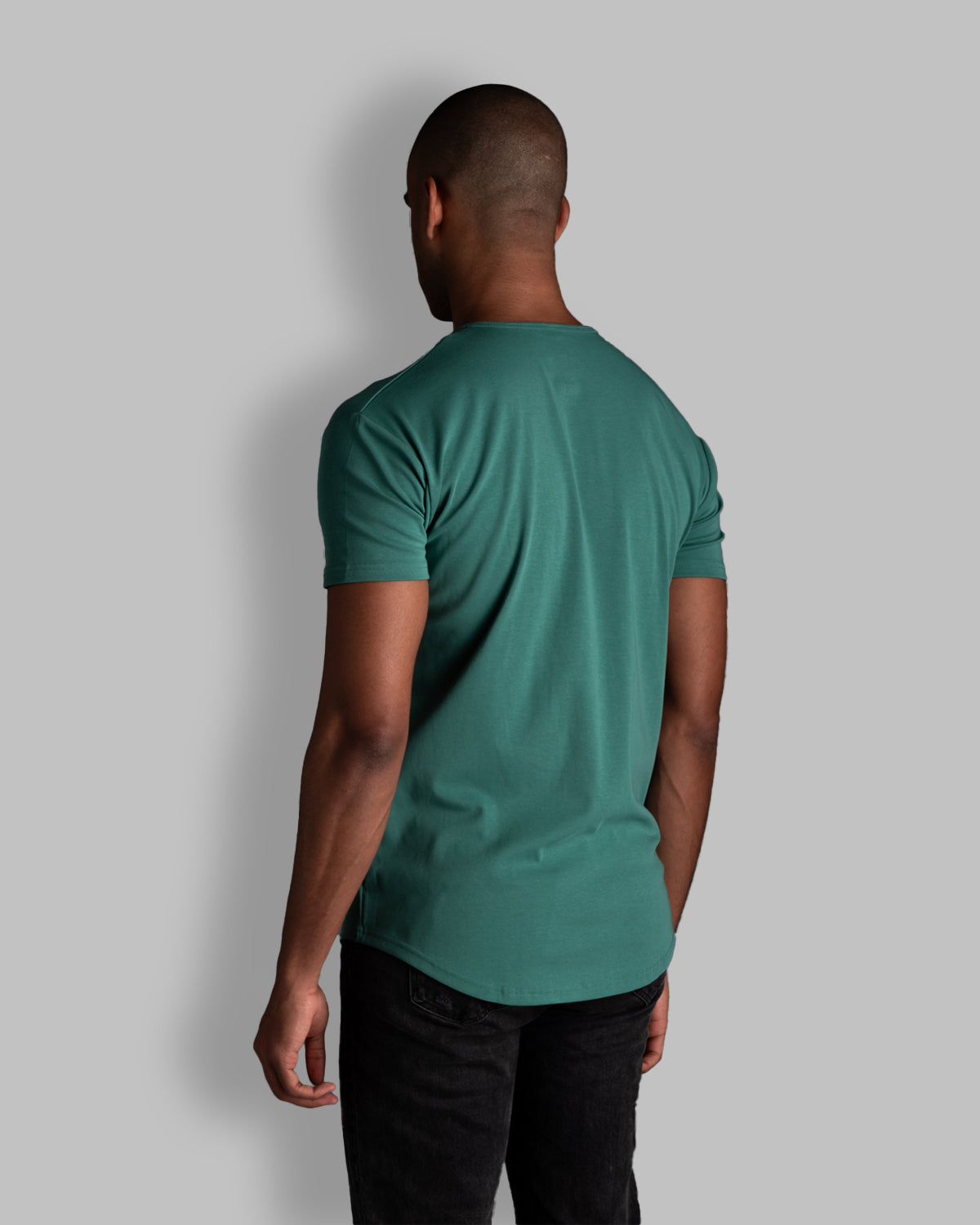 Origin Curved Henley T-Shirt: Cosmo