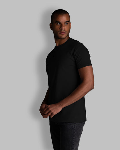 Origin Classic Henley T-Shirt: Black