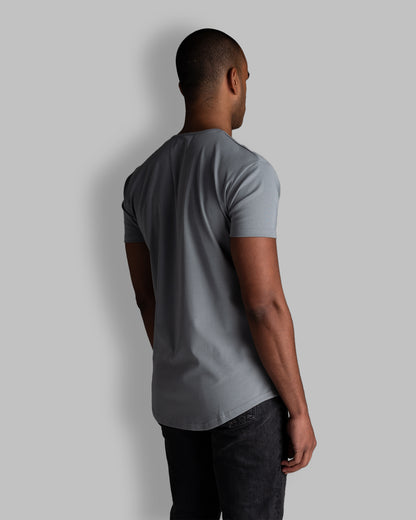 Origin Curved Crew T-Shirt: Space Gray