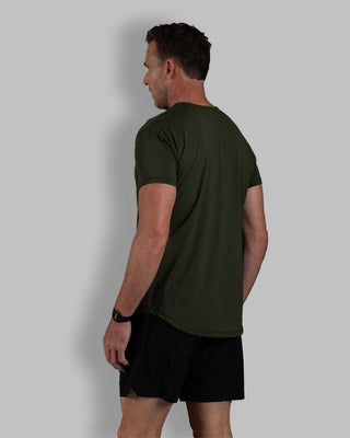 Zero-G Curved T-Shirt: Olive Drab