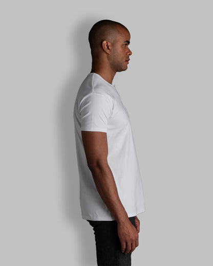 Origin Classic Henley T-Shirt: White