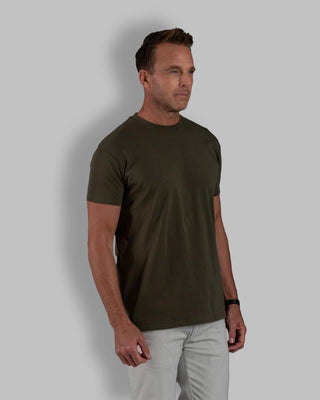 Apollo Classic Crew T-Shirt: Dark Moss