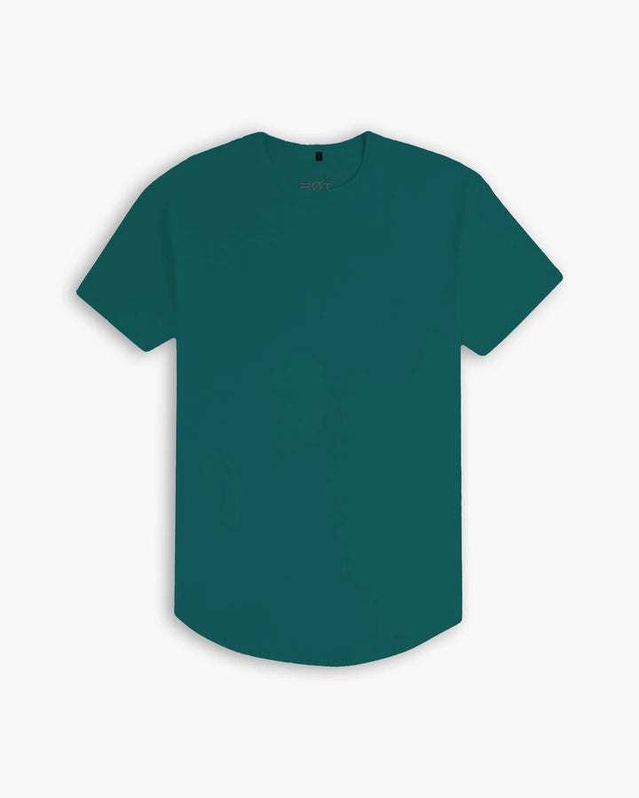 Zero-G Curved T-Shirt: Aqua