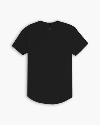 Zero-G Curved T-Shirt: Black