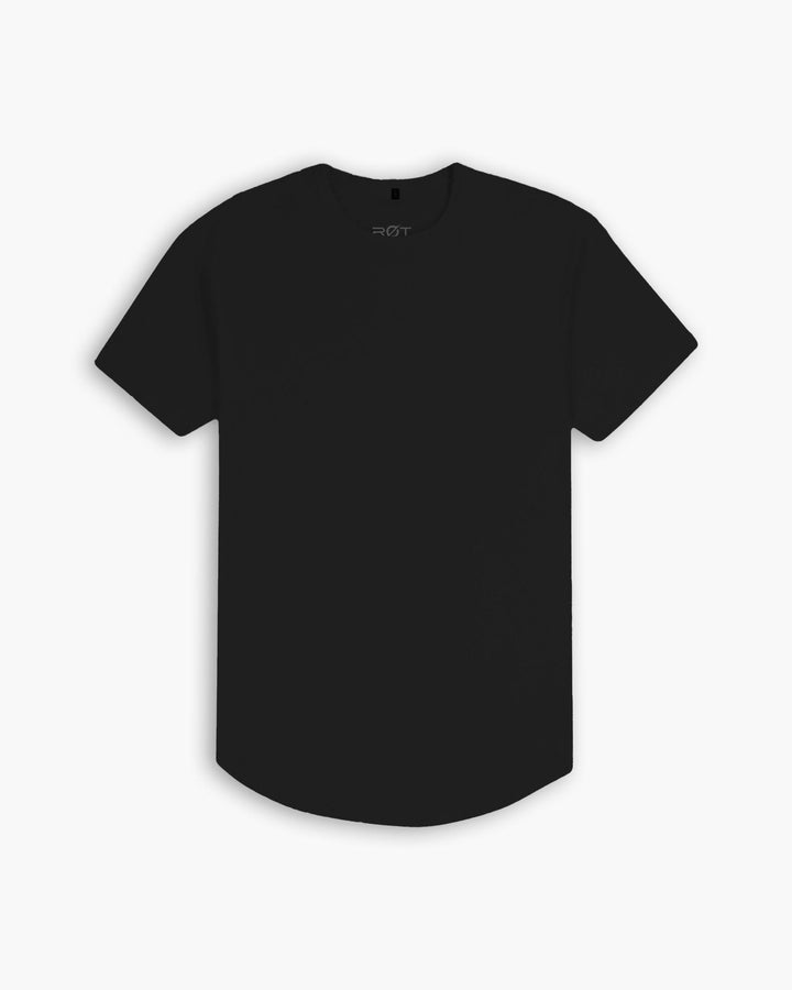 Zero-G Curved T-Shirt: Black