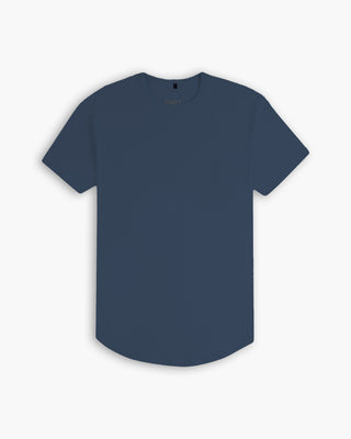 Zero-G Curved T-Shirt: Charcoal Navy