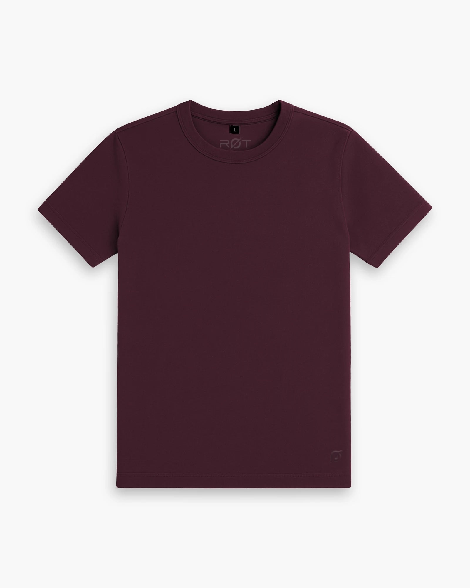Odyssey Athletic Crew in Plum, shown flat